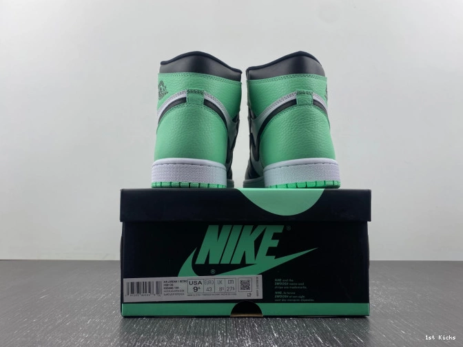 Green 1 Air Jordan High OG Glow DZ5485-130 0612